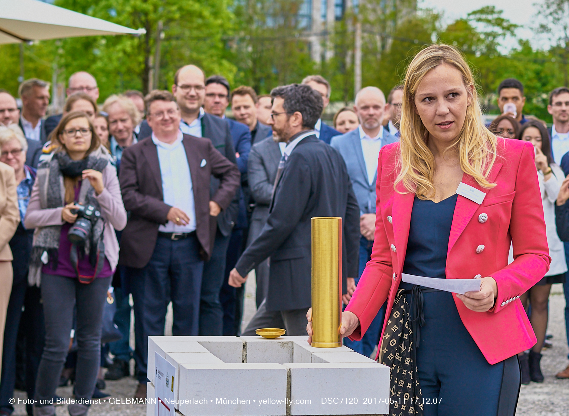 11. Mai 2017 - Grundsteinlegung für die LOGE und dem Kulturquadrat in Neuperlach